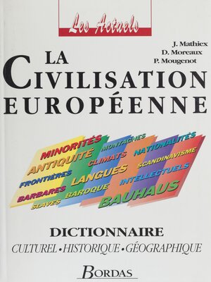 cover image of La Civilisation européenne